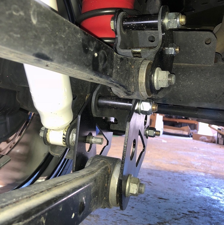 2019-2020 Ram Truck 4 link relocation brackets. (NO cut kit) - Click Image to Close